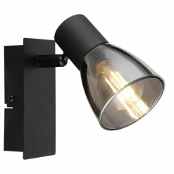 Applique murale Globo CLAUDE Noir, 1 lumière