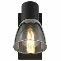 Applique murale Globo CLAUDE Noir, 1 lumière