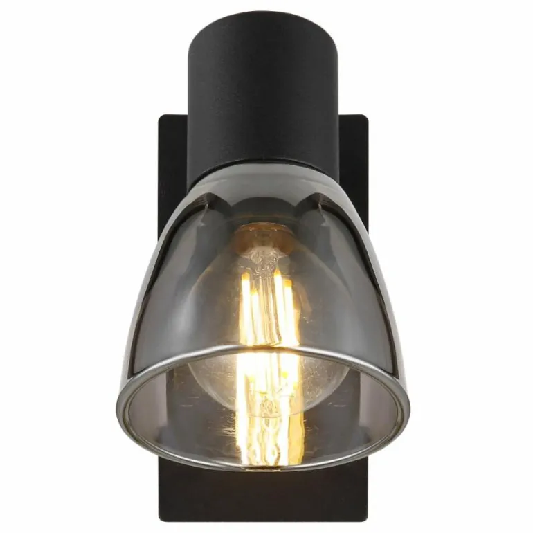 Applique murale Globo CLAUDE Noir, 1 lumière