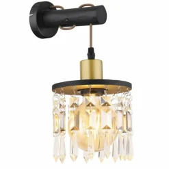 Applique murale Globo COMMA Noir, 1 lumière