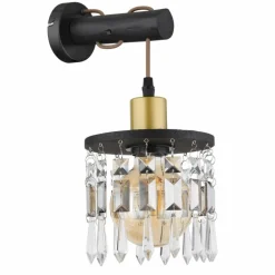 Applique murale Globo COMMA Noir, 1 lumière