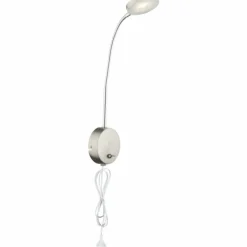 Applique murale Globo Deniz LED Nickel mat, 1 lumière