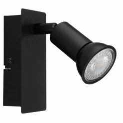 Applique murale Globo DREW Noir, 1 lumière