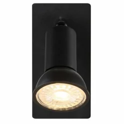 Applique murale Globo DREW Noir, 1 lumière