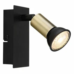 Applique murale Globo DREW Noir, 1 lumière