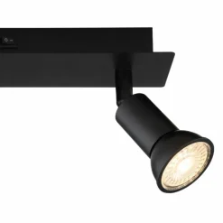 Applique murale Globo DREW Noir, 2 lumières