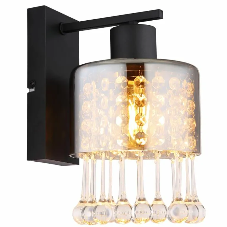 Applique murale Globo HENDRY Noir, 1 lumière