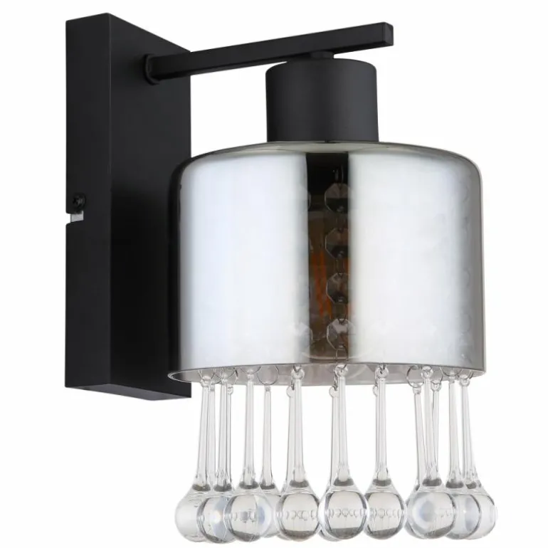 Applique murale Globo HENDRY Noir, 1 lumière