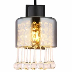 Applique murale Globo HENDRY Noir, 1 lumière