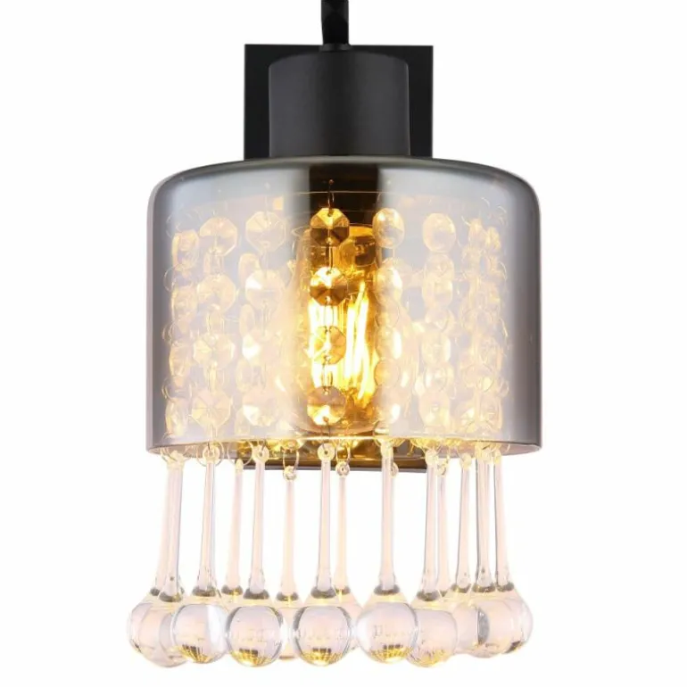 Applique murale Globo HENDRY Noir, 1 lumière