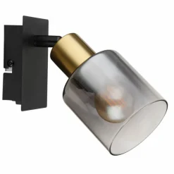 Applique murale Globo HOLLSY Noir, 1 lumière