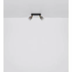 Applique murale Globo HOLLSY Noir, 1 lumière