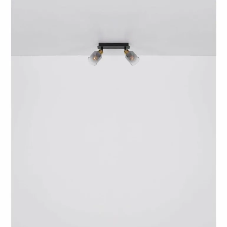 Applique murale Globo HOLLSY Noir, 1 lumière