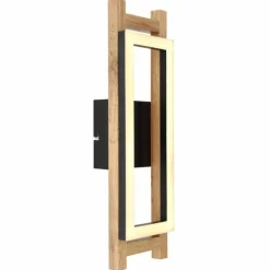 Applique murale Globo ILLA LED Noir, 1 lumière