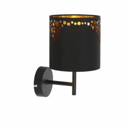 Applique murale Globo INGEBORG Noir, 1 lumière