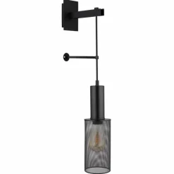 Applique murale Globo JEDD Noir, 1 lumière