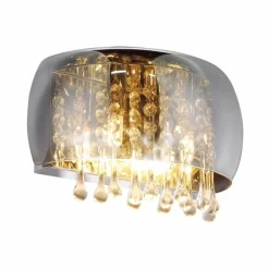 Applique murale Globo KALLA Chrome, 2 lumières