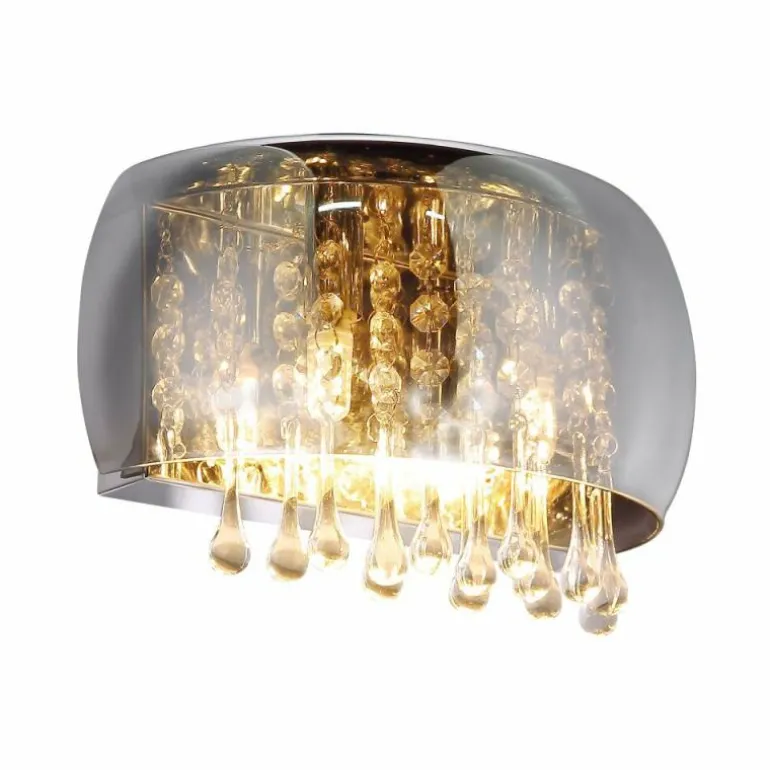 Applique murale Globo KALLA Chrome, 2 lumières