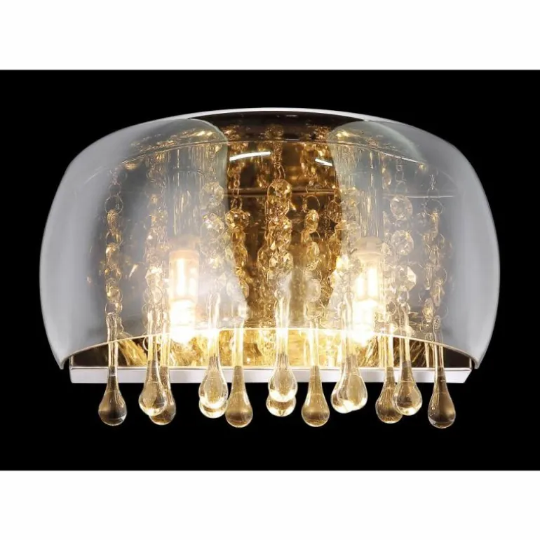 Applique murale Globo KALLA Chrome, 2 lumières