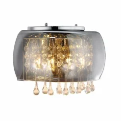 Applique murale Globo KALLA Chrome, 2 lumières