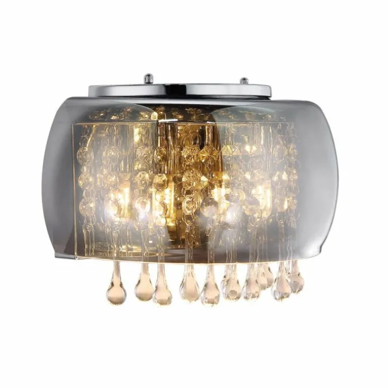 Applique murale Globo KALLA Chrome, 2 lumières