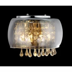 Applique murale Globo KALLA Chrome, 2 lumières