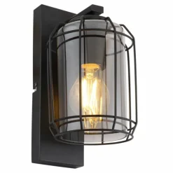 Applique murale Globo KAMMI Noir, 1 lumière