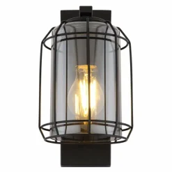 Applique murale Globo KAMMI Noir, 1 lumière