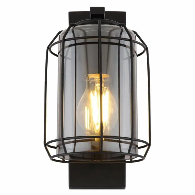 Applique murale Globo KAMMI Noir, 1 lumière