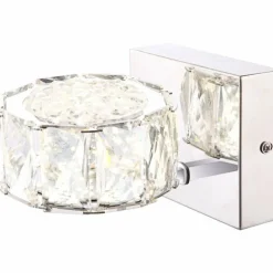 Applique murale Globo LED Chrome, Clair, 1 lumière