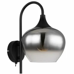 Applique murale Globo MAXY Noir, 1 lumière