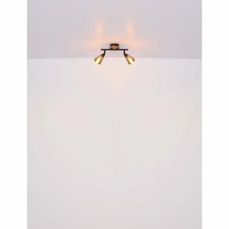 Applique murale Globo MUBBY Noir, 1 lumière