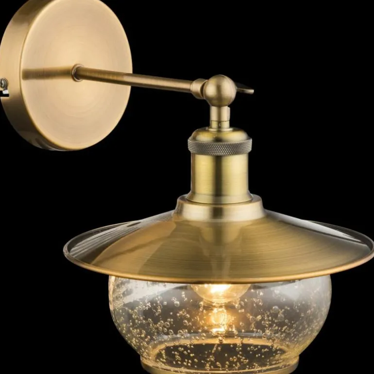 Applique murale Globo NEVIS Bronze, 1 lumière