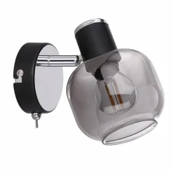 Applique murale Globo ORNELA Noir, 1 lumière