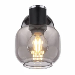 Applique murale Globo ORNELA Noir, 1 lumière