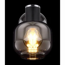 Applique murale Globo ORNELA Noir, 1 lumière