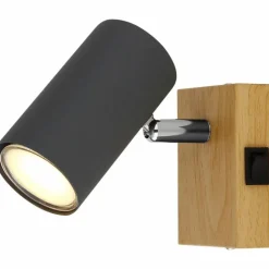 Applique murale Globo ROBBY Noir, 1 lumière