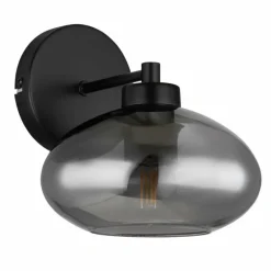 Applique murale Globo SHAUN Noir, 1 lumière