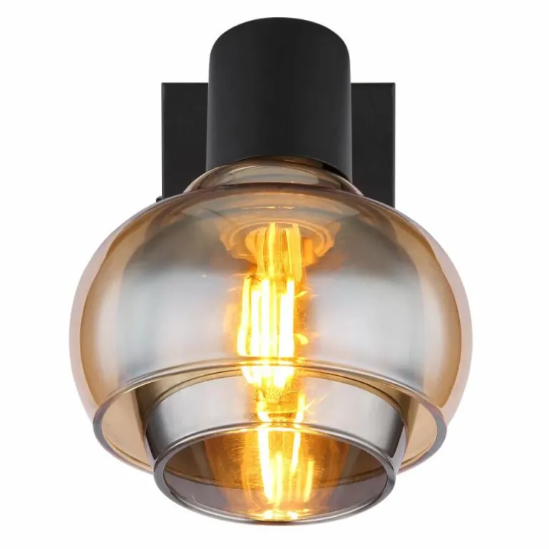 Applique murale Globo TOKKI Noir, 1 lumière