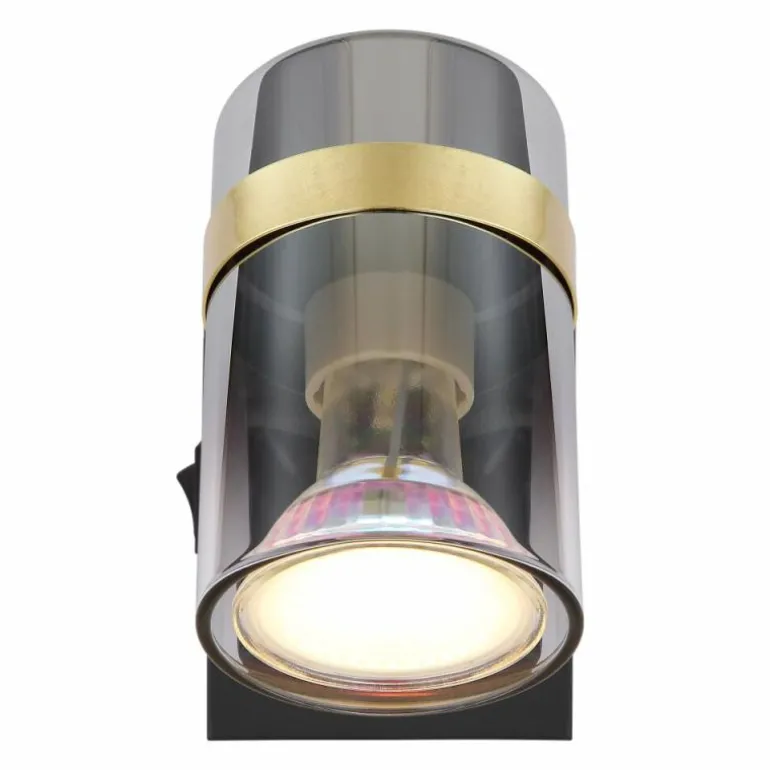 Applique murale Globo TRABBY Noir, 1 lumière