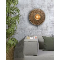 Applique murale Good & Mojo BALI Noir, 1 lumière