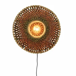 Applique murale Good & Mojo BALI Noir, 1 lumière