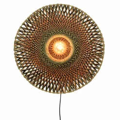 Applique murale Good & Mojo BALI Noir, 1 lumière