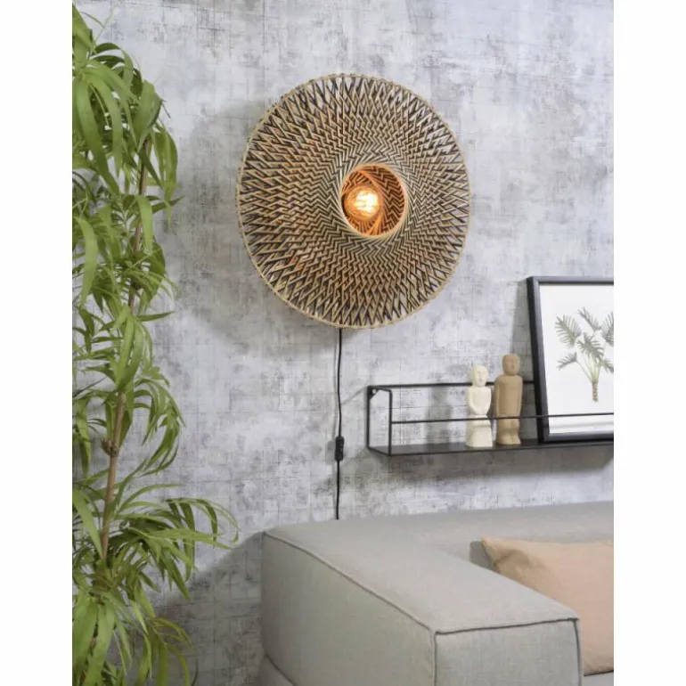 Applique murale Good & Mojo BALI Noir, 1 lumière