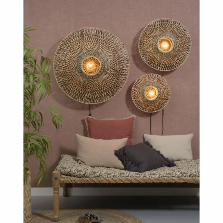 Applique murale Good & Mojo BALI Noir, 1 lumière