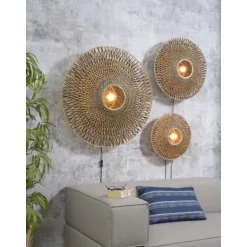 Applique murale Good & Mojo BALI Noir, 1 lumière