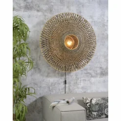 Applique murale Good & Mojo BALI Noir, 1 lumière