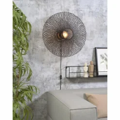 Applique murale Good & Mojo CANGO Noir, 1 lumière