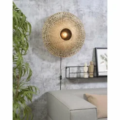 Applique murale Good & Mojo KALIMANTAN Noir, 1 lumière