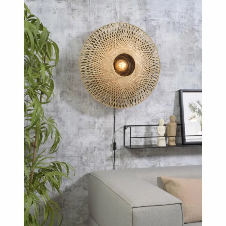 Applique murale Good & Mojo KALIMANTAN Noir, 1 lumière